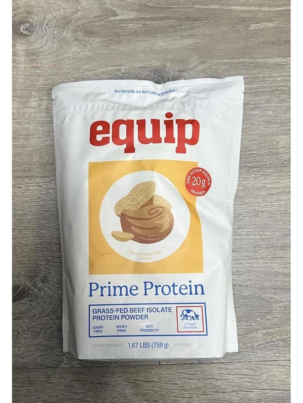 Foods Prime Protein Powder Clean, Grass Fed Beef Protein Powder Peanut Butter